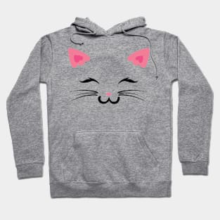 Cat Face Hoodie